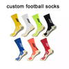 OEM Custom Compression Football Grip Socks Calcetin Custom Designer Basketball Sports Socks Custom Logo Socks