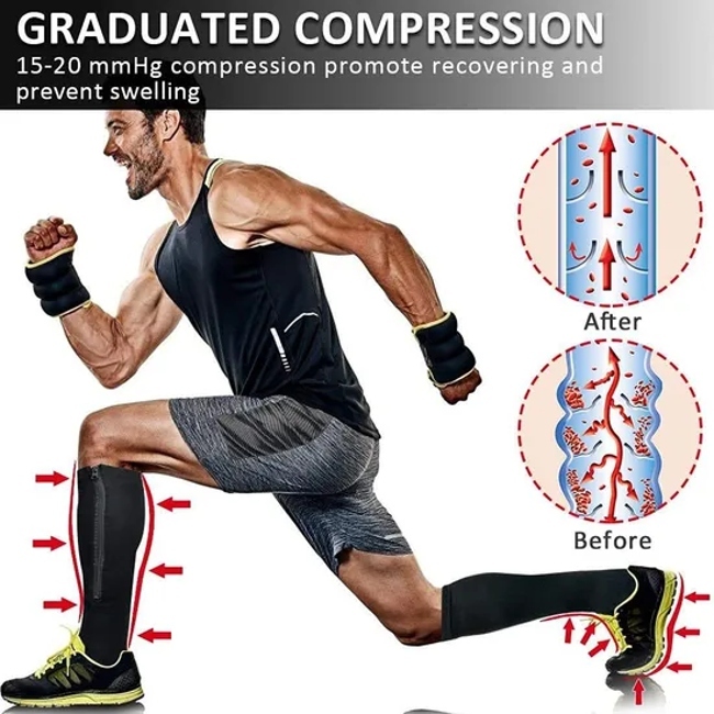Side Xxxl Zipper Reinforce Heel Medical Compression Stocking Class 2 Pressure Women Sport Compression Socks