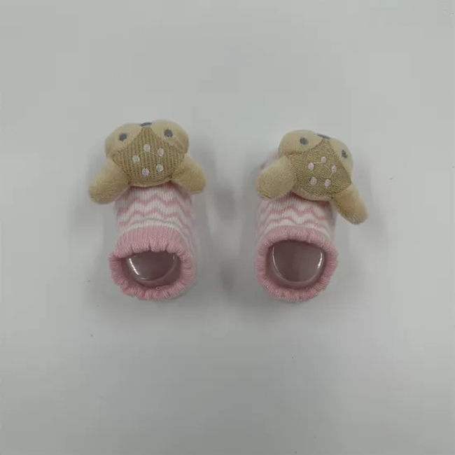 Indoor Non-Slip Cute Eco-Friendly Animal Squirrel Newborn Crawling Socks
