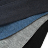 Custom Logo 100% Cotton Double Needle Solid Comfortable Mens Dress Crew Socks