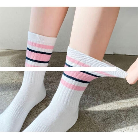 Breathable Black White Athletic Running Socks Custom Cotton Men Women Short Sport Sport Ankle Socks