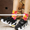 High Quality Fashion Design Men s Spring Summer Casual Tie Dye Socks Customized Breathable Cotton Sports Terry Crew Socks