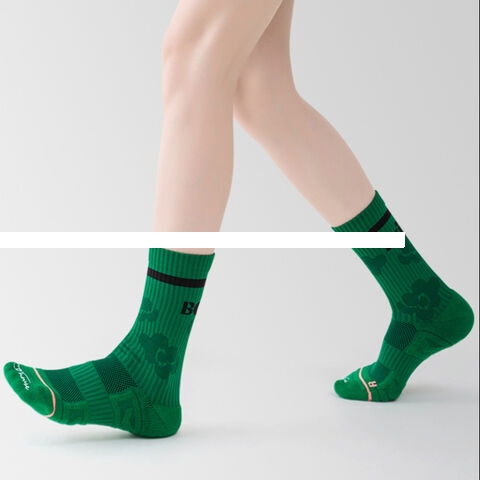 Wholesale crew thin breathable running socks towel bottom sports socks cotton design socks