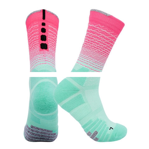 Cheap Top Quanlity Breathable Towel Bottom Custom Colour Crew Socks Basketball Sports Socks For Wholesale