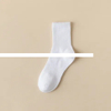 Wholesale custom logo cotton socks ribbed solid color men crew sport socks