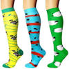 Custom Copper Antibacterial Nylon Spandex Compression Sport Socks Foot Sleeve Ankle Running Medical Compression Socks