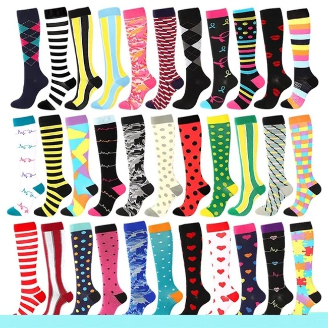 High Quality Custom Logo 20-30 Mmhg Sport Medical Compression Socks