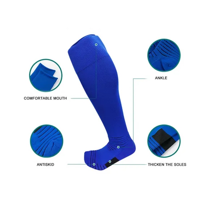 Custom 20-30mmhg Compression Socks Sport Medical Knee High Running Cycling Nurse Football Compression Socks