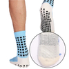 Cotton Breathable Comfort Compression Soccer Sport Anti Slip Training MID Calf Sports Socks for Men