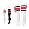 Classic Stripe Cushioned Sole Sports Compression Half Cushion Terry Nylon Socks