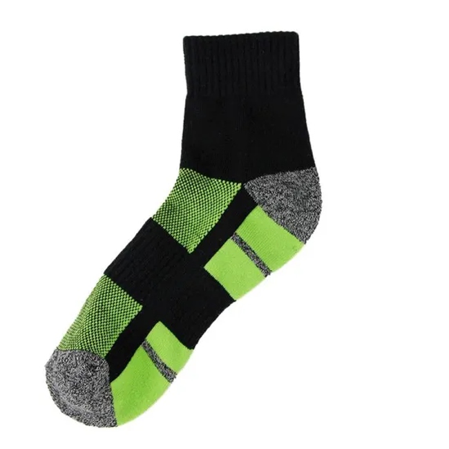 Men Unisex Wholesale Custom Cotton Antimicrobial Silver Compression Short Socks