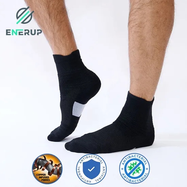 Enerup Factory Cushion Support Arch Compression Copper Lon Terry Socks
