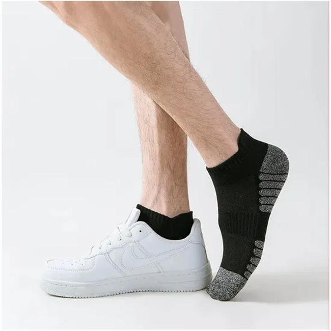 Professional Football Socks Compression Anti Slip Cotton Training Athletic Grip Socks