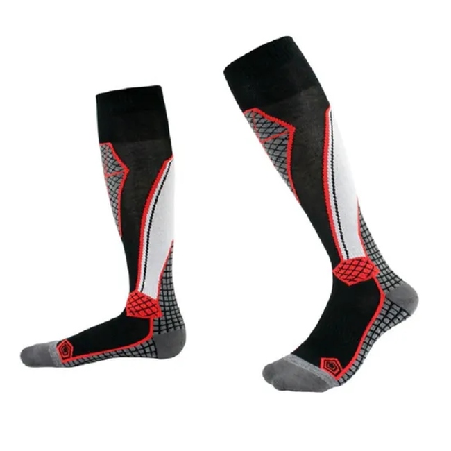 Compression Thick Warm Merino Wool Socks Knee High Outdoor Sports Wbb17070