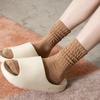 Stylish Women′s Cotton Compression Socks with Colorful Slouch Design