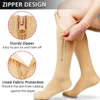 Closed Toe Post Surgery Recovery 20-30 Mmhg Sport Socks Varicose Vein Medical Compression Stocking with Zipper