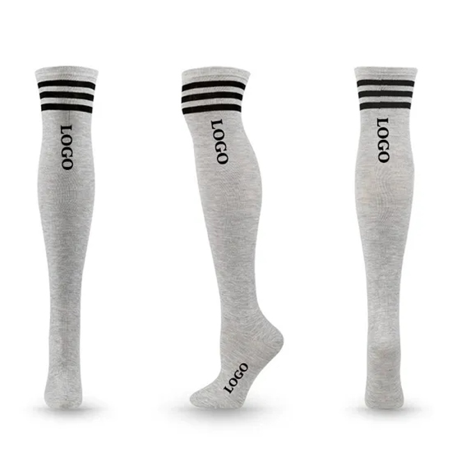 Good Quality Fashion Customized Embroidery Fashion Women Compression Stockings Logo Print Men Sport Custom Socks