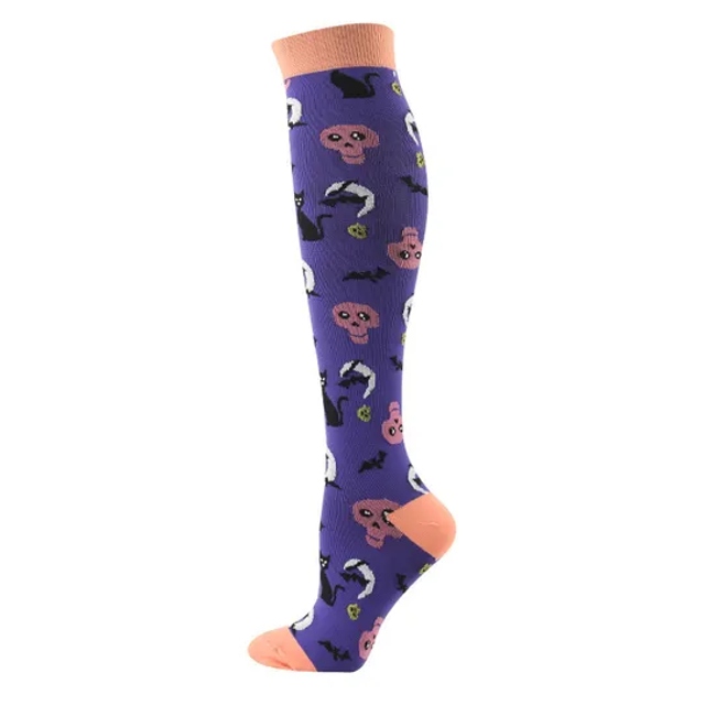 0129 Calf Sports Adult Compression Pressure Socks Over-The-Knee Socks