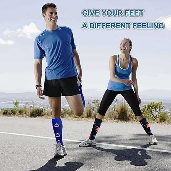 Compression Socks Funny Animal & Alien Socks Running Men Women Compression Socks for Medical, Edema, Diabetes, Varicose Veins
