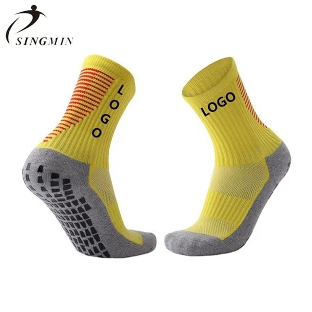 Hot Sale Thick Elite Anti Slip Sports Mens Custom Grip Football Compression Socks