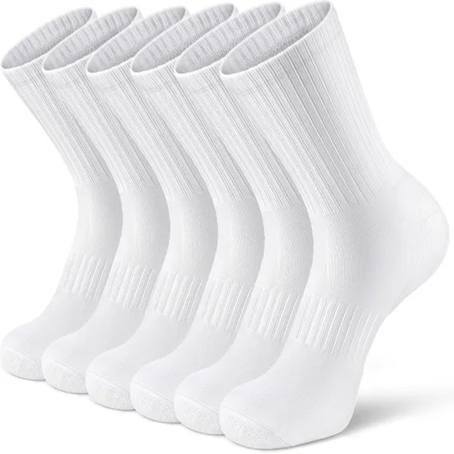 Football Socks Non Slip Extra Long Football Socks Men White Soccer Socks Knee High Athletic Compression Socks