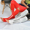 Custom Grip Socks Protector Calf Compression Breathable Shin Guards Soccer Sleeve
