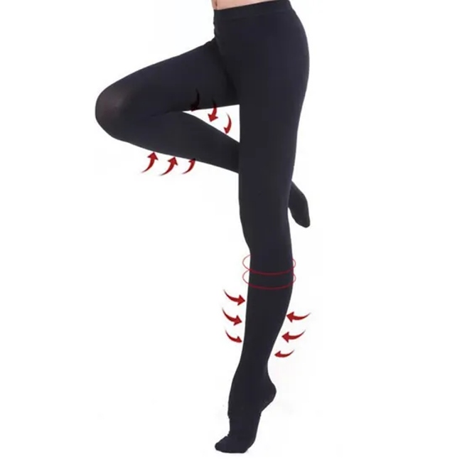 Medical 23-32mmhg High Waist Breathable Women Compression Socks Pantyhose