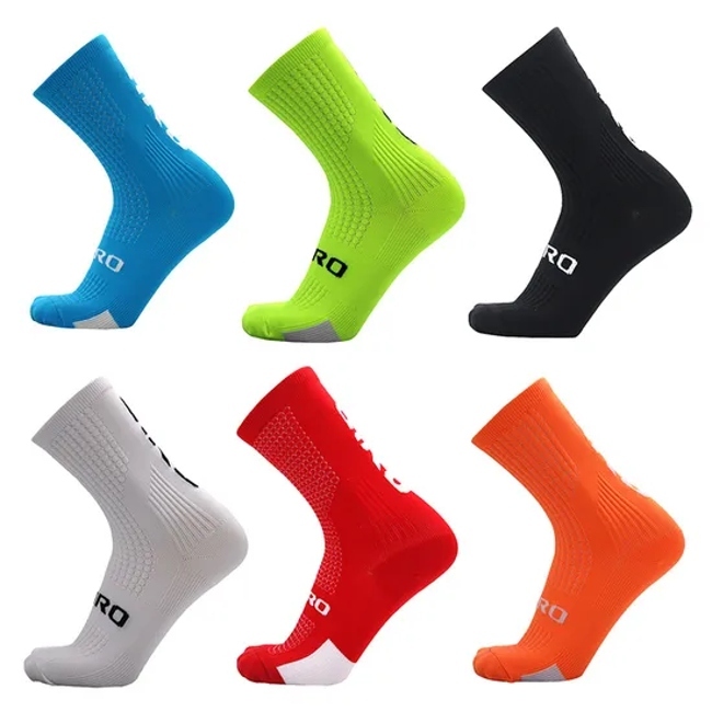 New Men Cycling Socks Breathable Coolmax Basketball Running Football Socks Professional Sport Riding Socks Women