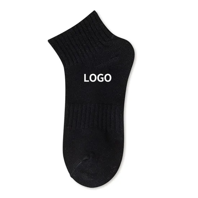 Casual Socks with Customized Logo Sustainable Unisex Embroidery Short Socks Crew Socks for Summer Autumn