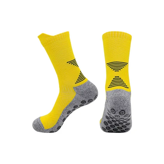 OEM Thickened Comfortable Towel Bottom Football Sock Glue Particles Anti Slip Sock