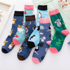Wholesale High Quality Cotton Customised Colorful Funny Men Crew Fashion Socks