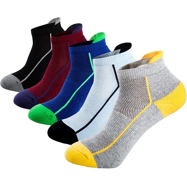 Customized Wholesale Mens Knitted Socks Jacquard Cotton Compression Mens Socks