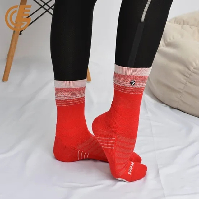 Wholesale Custom High Elasticity Breathable Sports Fitness Ankle Compression Socks