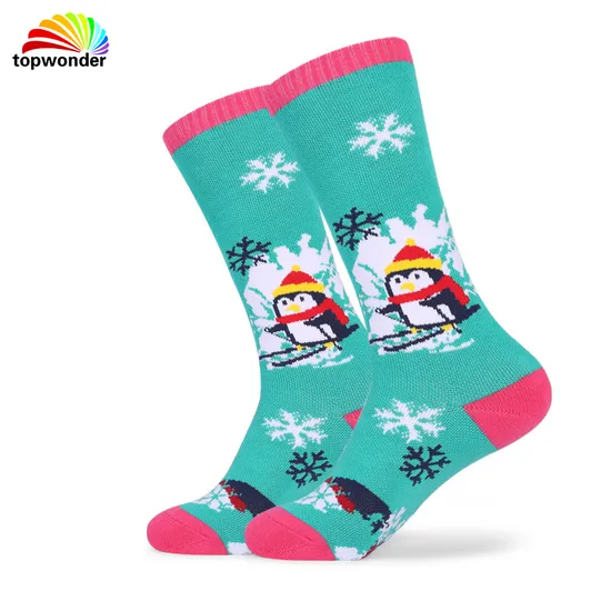 Customize and Wholesale Winter Outdoor Thick Terry Sports Ski Sock in Many Colors and Sizes at Low Prices