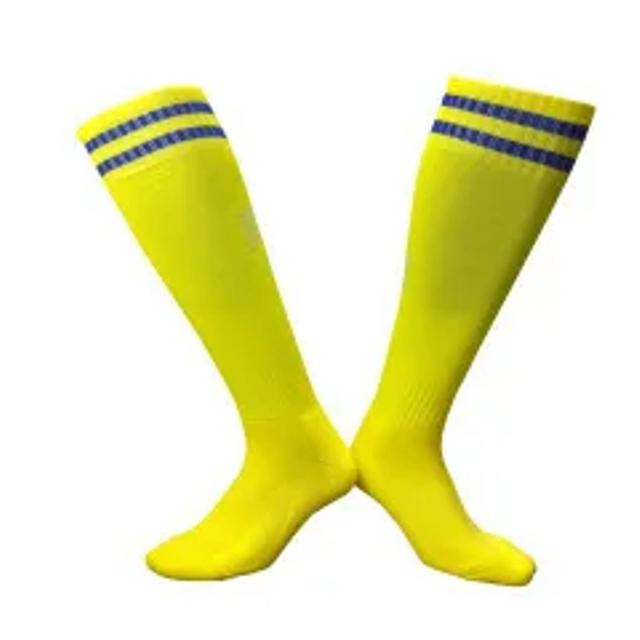 Customizable Knee High Football Socks for Kids with Anti-Slip Stripes