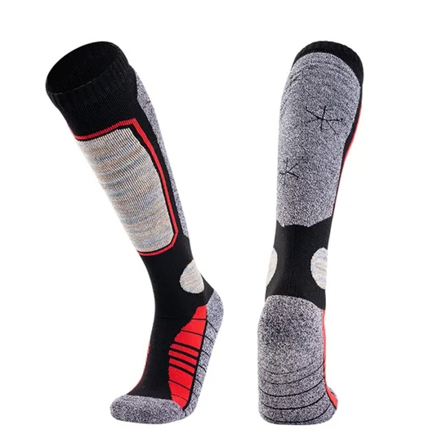 Customized Winter Padded Towel Foot Hiking Socks Adult Single and Double Board Outdoor Ski Socks