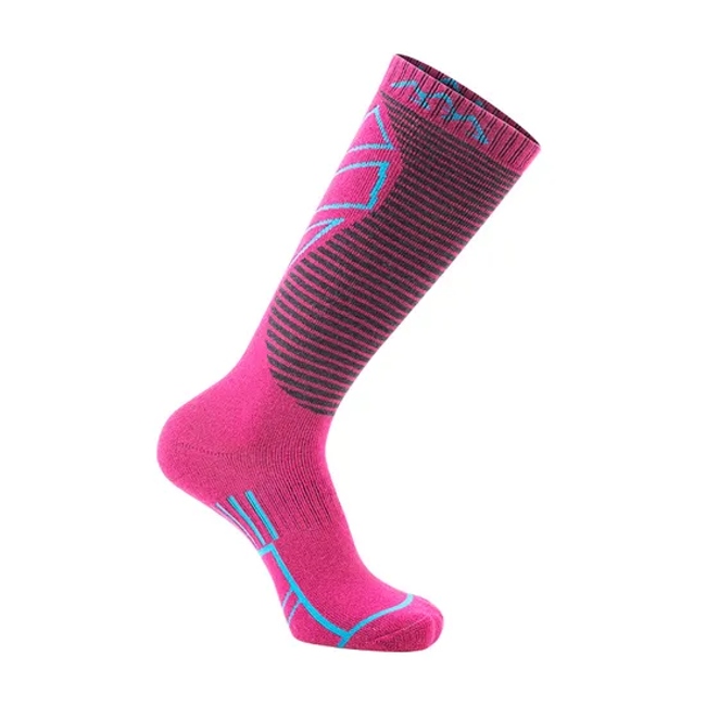 Outdoor Fine Merino Wool Sock Womens Athletic Hiking Walking Skiing Argyle Socks