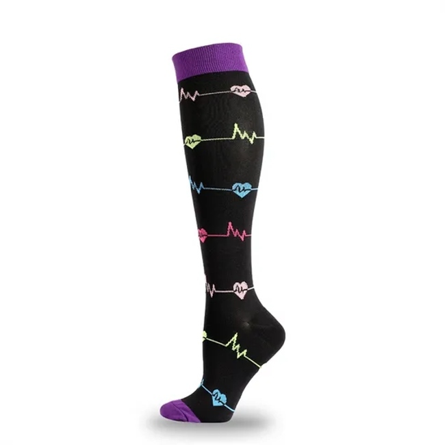 Sport Socks Hot Sale High Elastic Sport Athletic Football Basketball Compression Socks for Men
