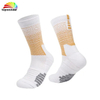 Customize and Wholesale Crew Terry Sports Football Basketball Running Cycling Sock with Cushion Bottom at Low Price and High Quality