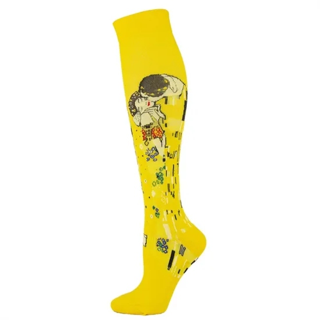 Hot Sox Womens Artist Portrait Series Novelty Fashion Casual Crew Socks