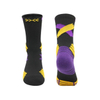 Gy9-3368#Multicolor Sports MID-Tube Basketball Socks for Adults