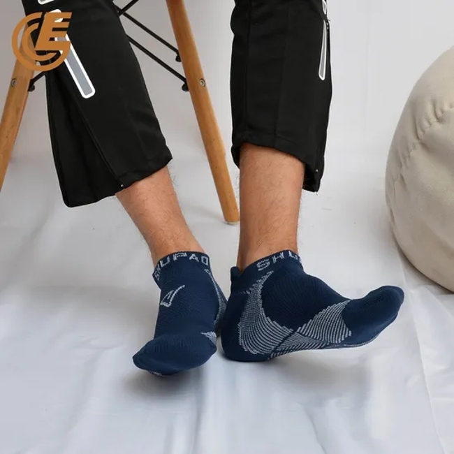 Factory Breathable Athletic Cotton Soft Low Cut Sports Socks Compression Running Sock