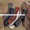 Top Quality Japanese Heavy Combed Cotton Breathable Anti odor Socks Unisex Four Seasons Casual N Chunk Thread Knitted Crew Socks