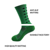 New Arrive Top Quality Man Sports Workout Fitness Socks Professional Football Soccer Rugby Anti slip Grip Crew Socks Low MOQ OEM