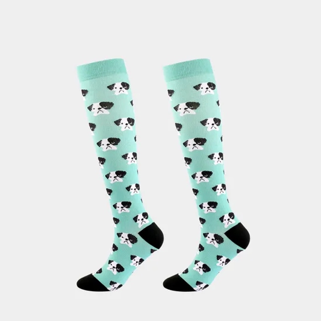 Unisex Halloween Style Holiday Compression Socks for Sports Activities