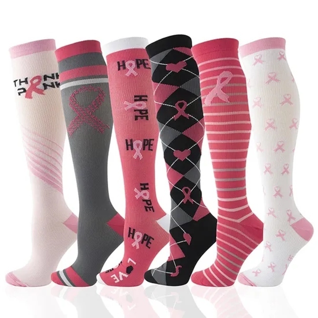 Comfortable Compression Socks Custom Your Logo Standard Summer Autumn Sports Men and Women Athletic Socks