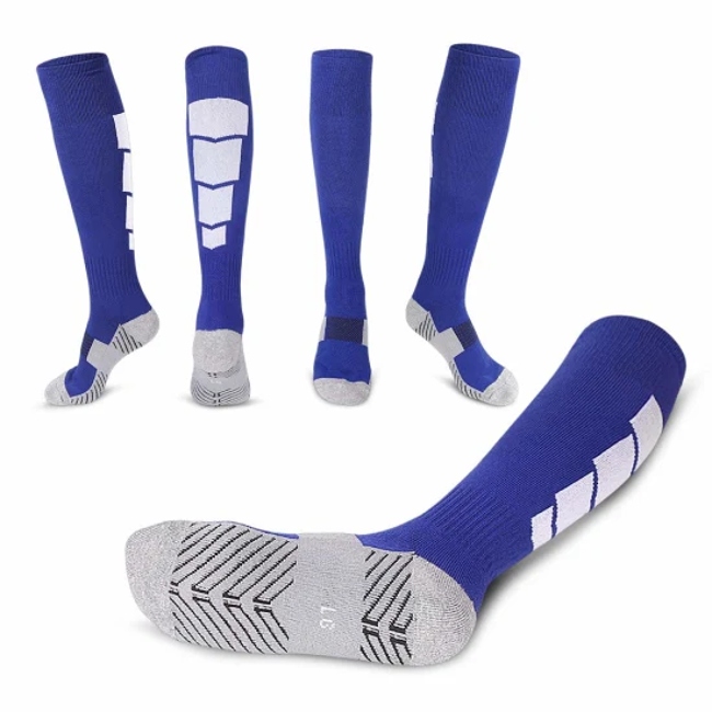 Training Football Sport Knee High Socks Over The Calf Compression Athletic Socks for Mens and Women Running