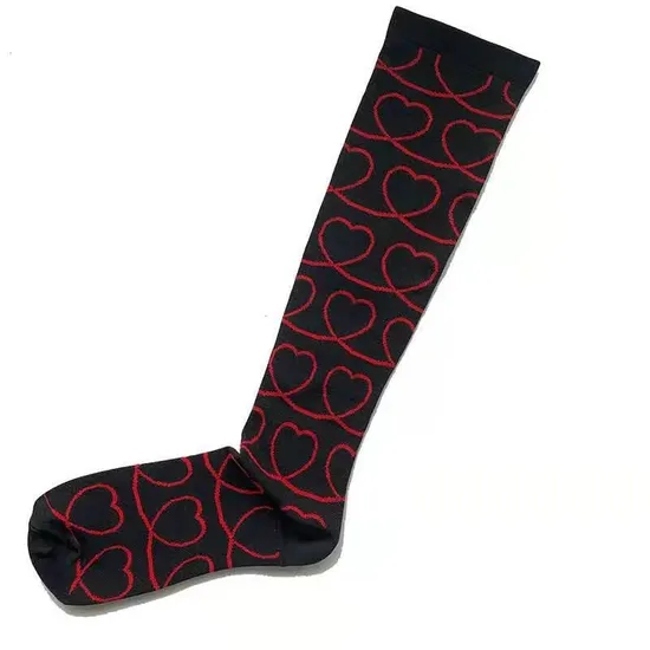 Fun Compression Men′s & Women′s Casual Long Sports Breathable High Elastic Socks