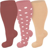Customized Over Size Fat Socks Sports Over Sized Compression Socks Nylon Spandex Socks