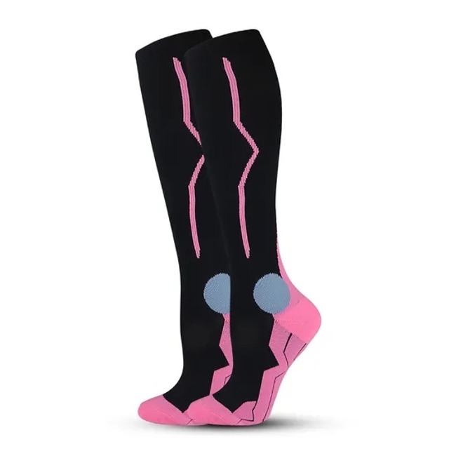 Custom Logo Compression Socks for Athletes and Runners